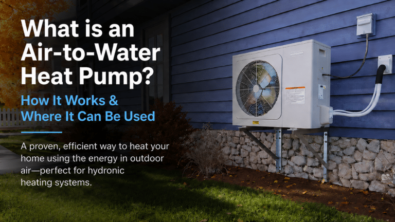 What Is an Air-to-Water Heat Pump? How It Works & Common Applications